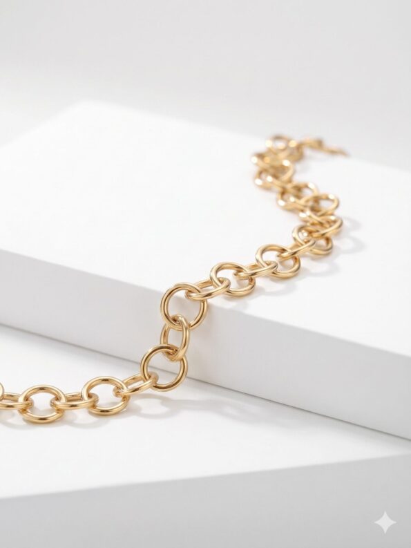 pulsera eslabones roma acero moda mujer (3)