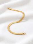pulsera plana semirigida acero