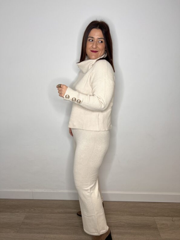 conjunto punto jersey perlas