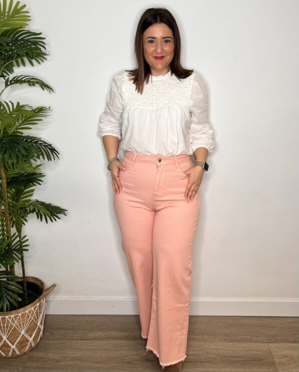 camisa nido abeja oversize premama mujer moda