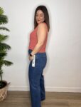 TOP PUNTO CHALECO BOTONES MUJER MODA