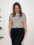 camiseta rayas marineras mujer moda algodón verano