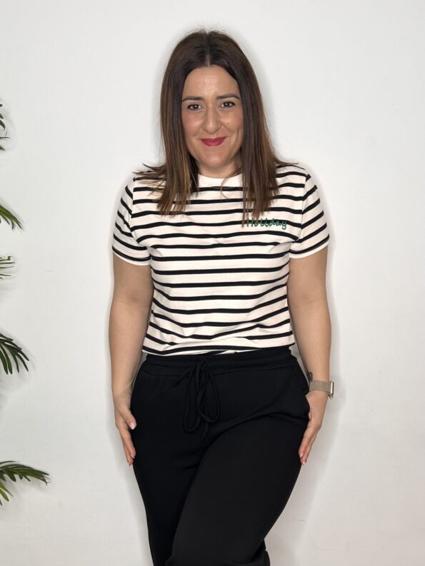 camiseta rayas marineras mujer moda algodón verano