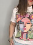 camiseta algodon frida mujer moda