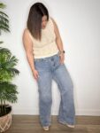 top punto calado y ondas crochet moda mujer verano