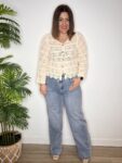 chaqueta moda mujer crochet