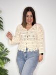 chaqueta moda mujer crochet