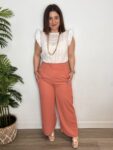 camisa blusa blanca romantica