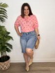 camisa rayas y corazones rosa