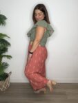 pantalon palazzo estampado moda mujer tendencias 2025