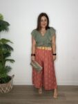 pantalon palazzo estampado moda mujer tendencias 2025