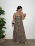 vestido largo lunares moda mujer tendencias verano 2025