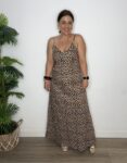 vestido largo lunares moda mujer tendencias verano 2025