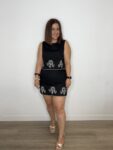FALDA ALGODON BORDADOS