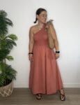 vestido escote hombro al aire 100% algodón moda joven mujer online tendencia verano