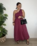 vestido algodón asimétrico  falda bolsillos verano mujer moda online