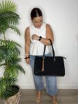 Bolso portatil universidad joven mujer chica teen