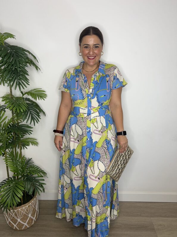 VESTIDO CAMISERO PRINT moda mujer tendencias