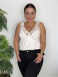 top lencero algodón