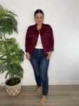 bomber granate moda mujer tendencia otoño 2025
