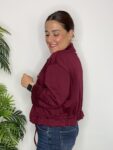 bomber granate moda mujer tendencia otoño 2025