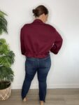 bomber granate moda mujer tendencia otoño 2025