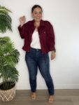 bomber granate moda mujer tendencia otoño 2025