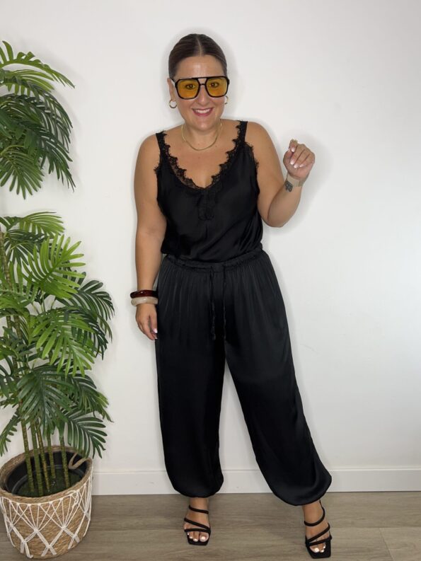 pantalon bombacho satinado moda mujer madrid valencia barcelona malaga