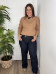 jersey camel beige cristales espejos moda mujer invierno 2025 tendencias otoño