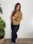 pantalon vaquero con vuelta recto moda joven