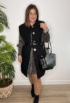 Bolso shopper estructurado en NEGRO tendencias otoño invierno mujer joven 2025