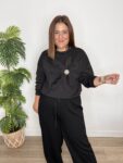 sudadera algodon joya moda mujer joven tendencia invierno 2025 2026 color negro