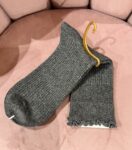 calcetin lurex brilli moda mujer joven gris deportivas tendencias