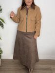 Falda antelina moda mujer online tendencia ante