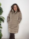 abrigo plumas con pelo moda mujer tendencias invierno