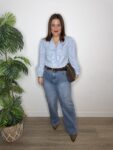 camisas cayetanas cuadros azul moda mujer joven tendencias