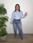camisa cayetana cuadros azul moda mujer tendencia 40 años