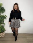 jersey brillos navidad moda mujer tendencias invierno negro