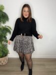 jersey brillos navidad moda mujer tendencias invierno negro