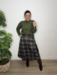 jersey verde navidad brillo lurex moda mujer