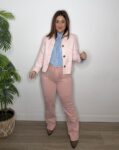 Falda polipiel rosa moda mujer tendencia 2026