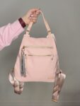 mochila antirrobo nylon moda mujer joven tendencias
