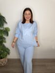 jogger algodon azul pilates moda mujer tendencia 40