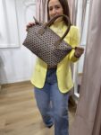 blazer amarilla manga fruncida solapa mujer tendencia moda