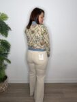 Pantalón bolsillos plastón estilo wide leg