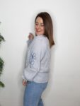 Camisa boho bordados rayas moda mujer
