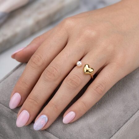 Anillo Aura de acero inoxidable elegante para mujer