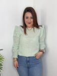 camisa cuadro vichy coquette romantica volantes moda mujer joven