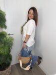 camiseta bajo asimetrico puntilla moda mujer joven tikok viral