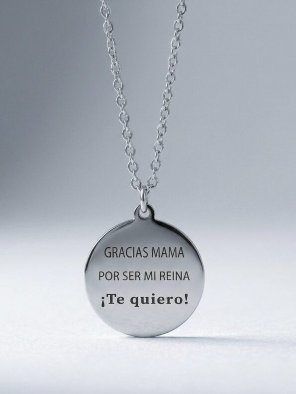 gargantilla acero mujer dia de la madre